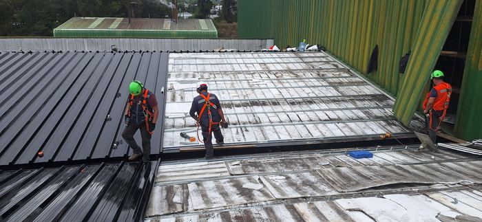 Cambio de Techumbre Prolesur — Constructora AvenZinc, Los Lagos