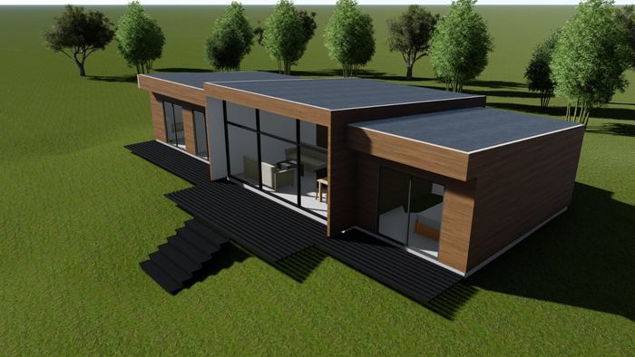 Diseño y Modelado 3D — Constructora AvenZinc, Región de Los Ríos