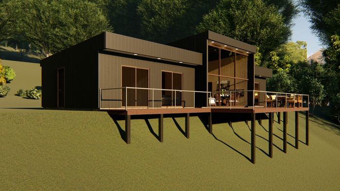 Diseño y Modelado 3D — Constructora AvenZinc, Región de Los Ríos