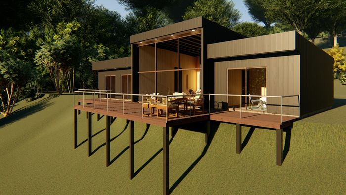 Diseño y Modelado 3D — Constructora AvenZinc, Región de Los Ríos