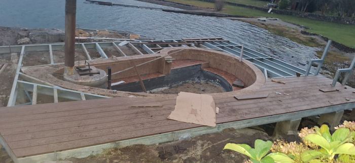 Remodelación Terraza Termas — Constructora AvenZinc, Termas