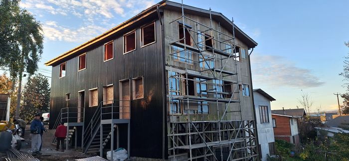 Revestimiento Casa Panguipulli — Constructora AvenZinc, Panguipulli