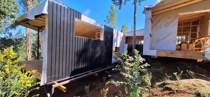 Revestimiento Casa Valdivia — Constructora AvenZinc, Valdivia