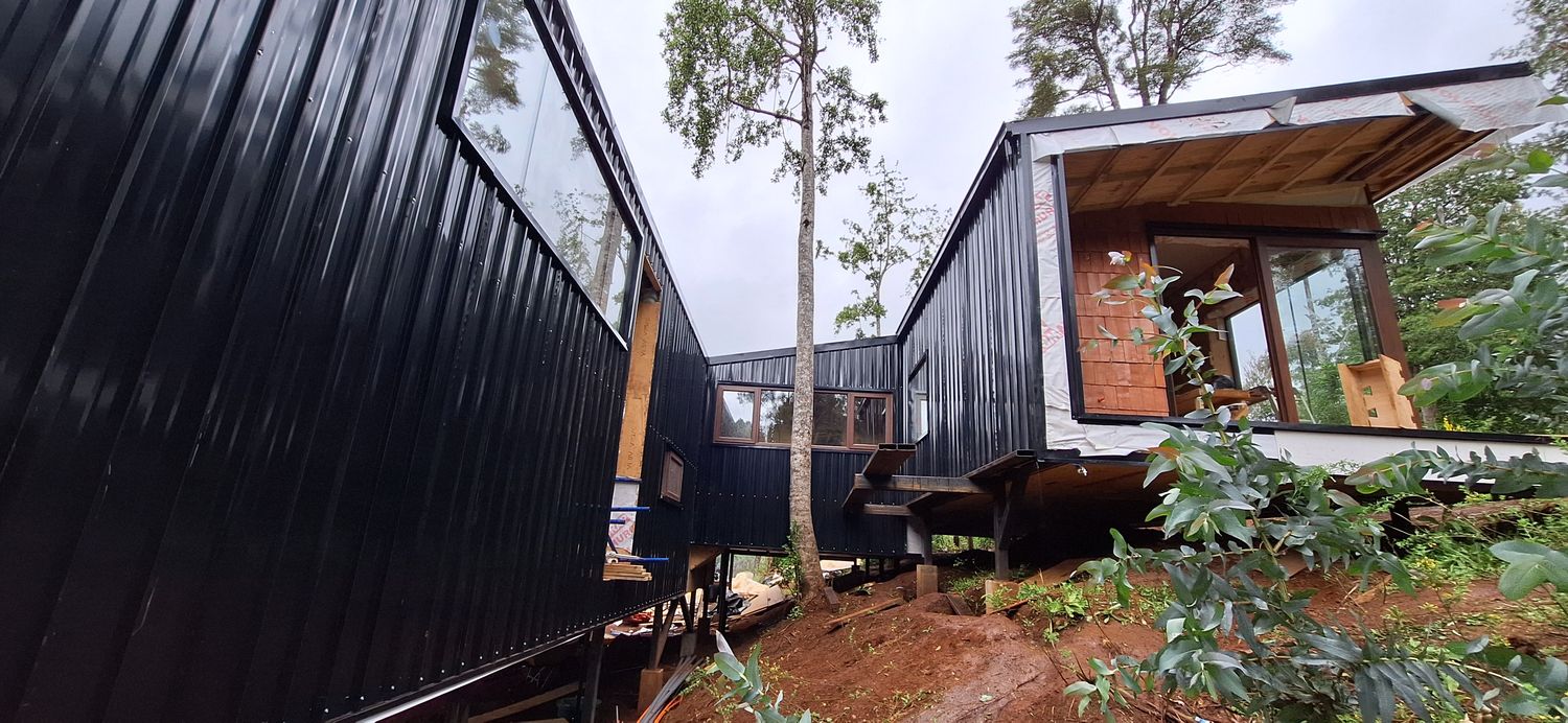 Revestimiento Casa Valdivia — Constructora AvenZinc, Valdivia